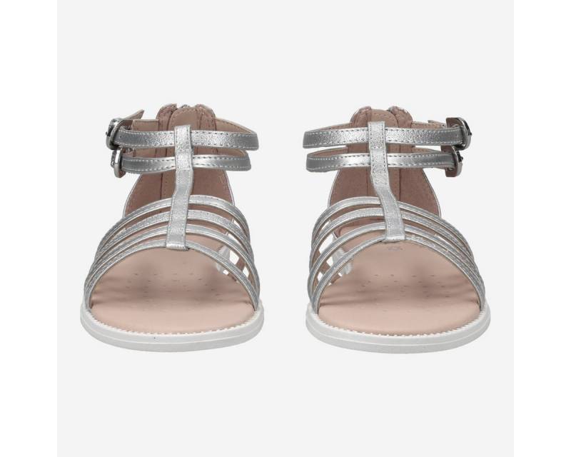 Geox GEOX KARLY GIRL, Sandalen in Silber für Kinder Sandale von Geox