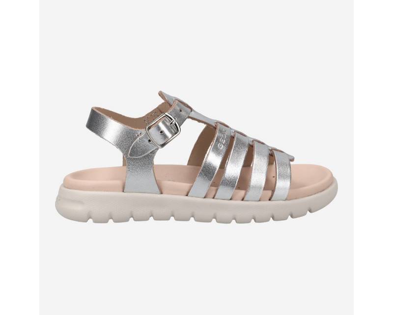 Geox GEOX SOLEIMA, Sandalen, Silber, Kinder Sandale von Geox