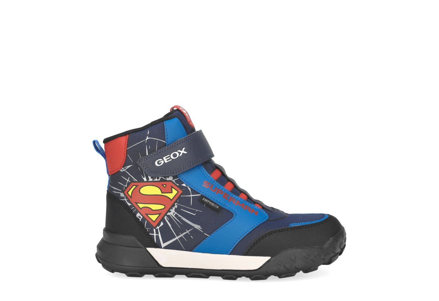Geox GEOX TREKKYUP, Warmfutter, Blau, kombiniert, Kinder Winterstiefel von Geox