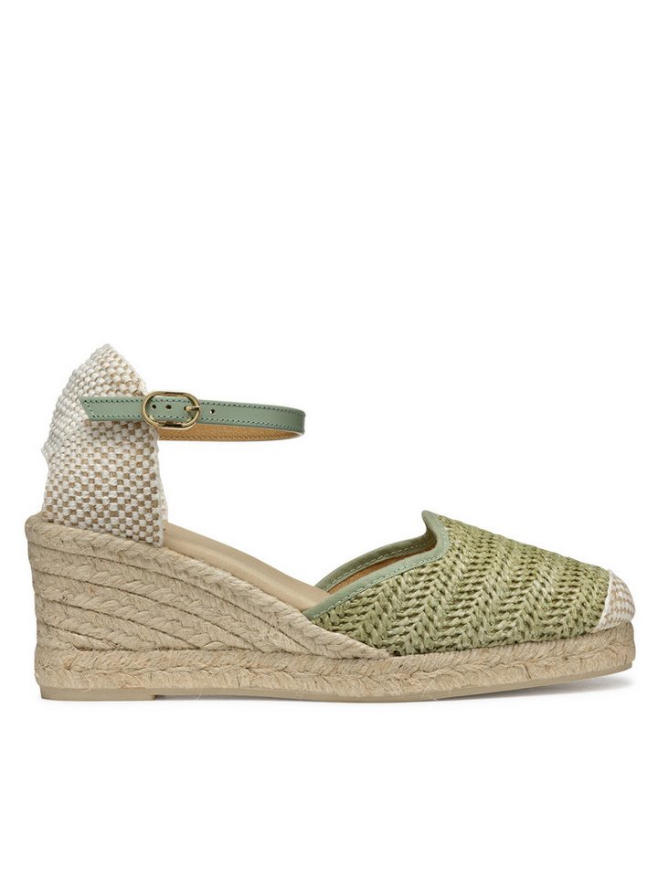 Geox Geox Damen Espadrilles Grün D55NGE-02MLM C3002 Espadrille von Geox