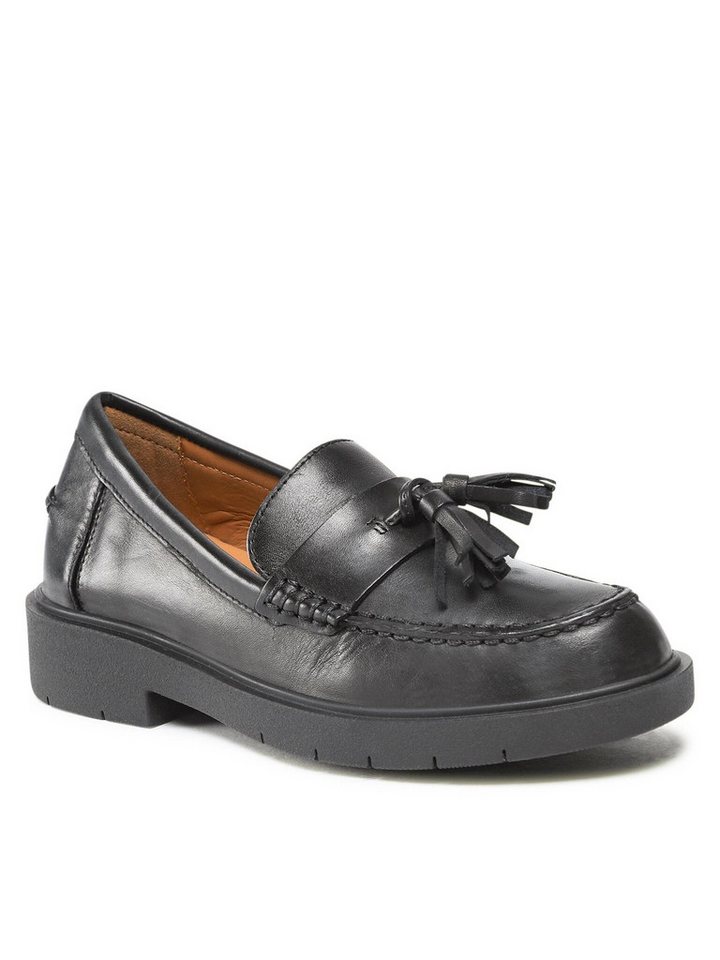 Geox Geox Damen Halbschuhe GEOX-D SPHERICA EC1 D26QRC 00043 C9999 Schwarz Bootsschuh von Geox