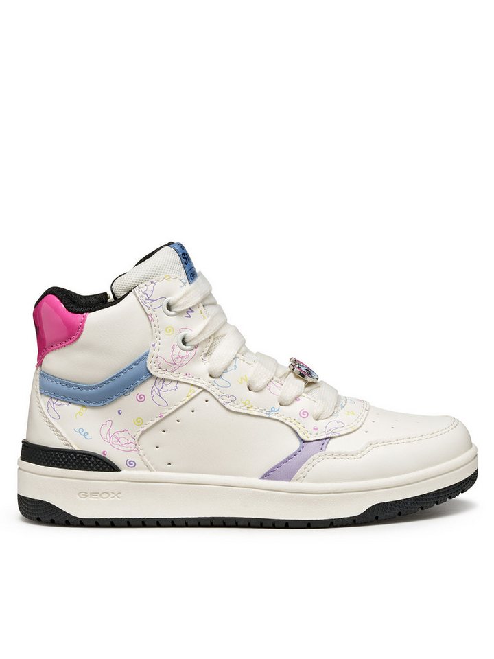 Geox Geox Mädchen Sneakers GEOX-J WASHIBA GIRL J56HXD 05404 C0653 D mehrfar Sneaker von Geox