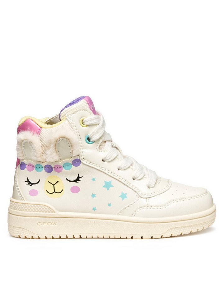 Geox Geox Mädchen Sneakers GEOX-J WASHIBA GIRL J56HXE 0BCKN C1M0G D mehrfar Sneaker von Geox
