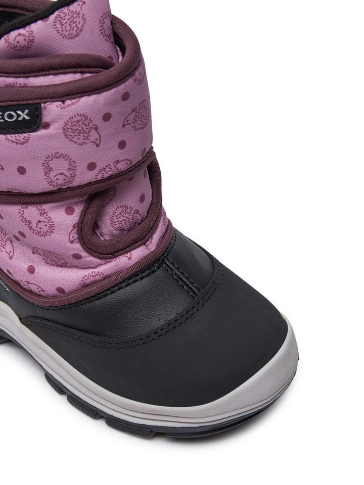 Geox Geox Schneeschuhe B Flanfil Girl B Abx B263WG 0BCMN C0724 M Schwarz Schnürschuh von Geox