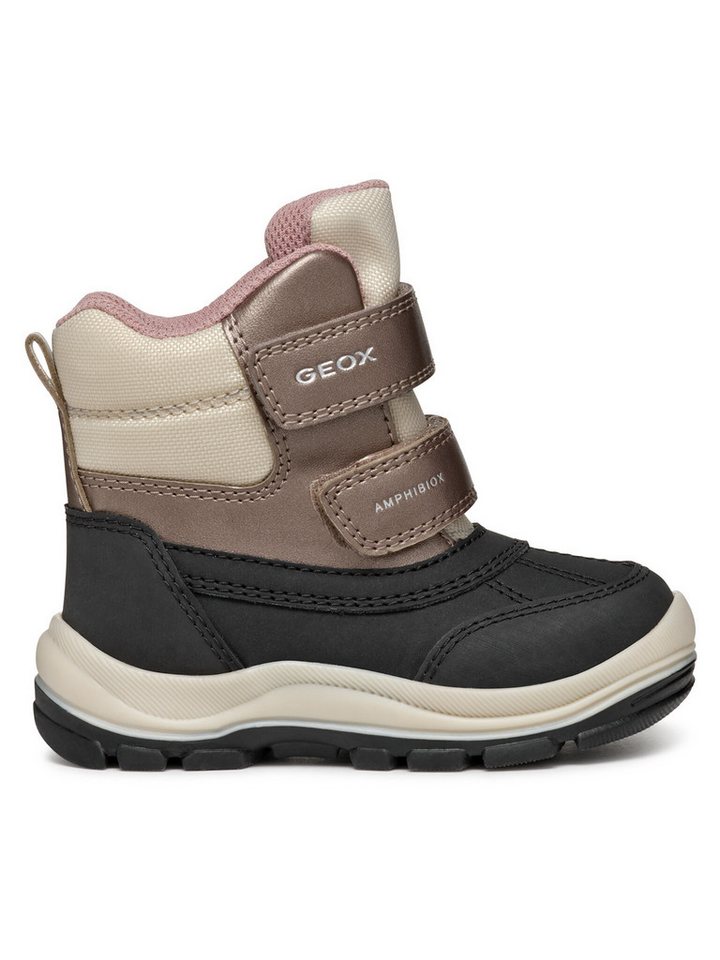 Geox Geox Schneeschuhe B Flanfil Girl B Abx B463WD 050FU C0976 M Schwarz Schnürschuh von Geox