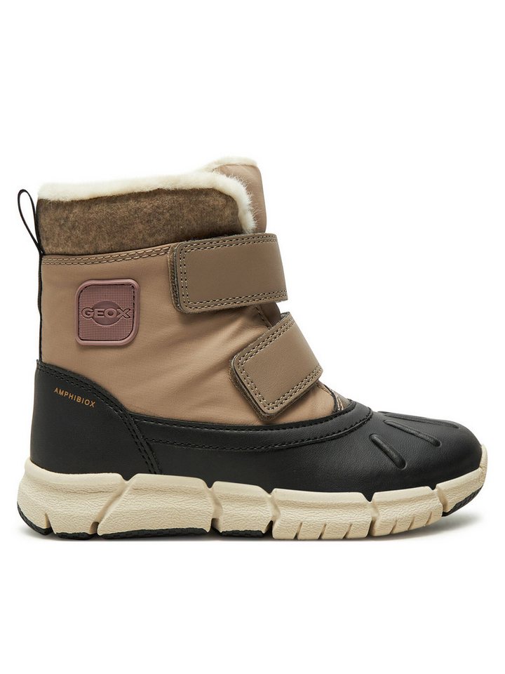 Geox Geox Schneeschuhe J Flexyper Girl B Ab J46APC 054FU C0533 M Beige Schnürschuh von Geox