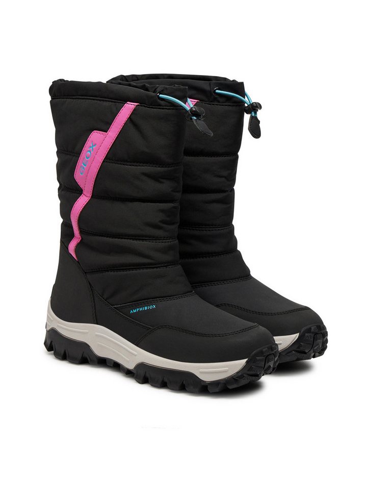 Geox Geox Schneeschuhe J Himalaya Girl B Ab J26FTA 0FU54 C0922 D Schwarz Schnürschuh von Geox