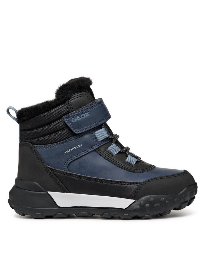 Geox Geox Schneeschuhe J Trekkyup Girl B Ab J46M7B 0FU50 C4002 S Dunkelblau Schnürschuh von Geox
