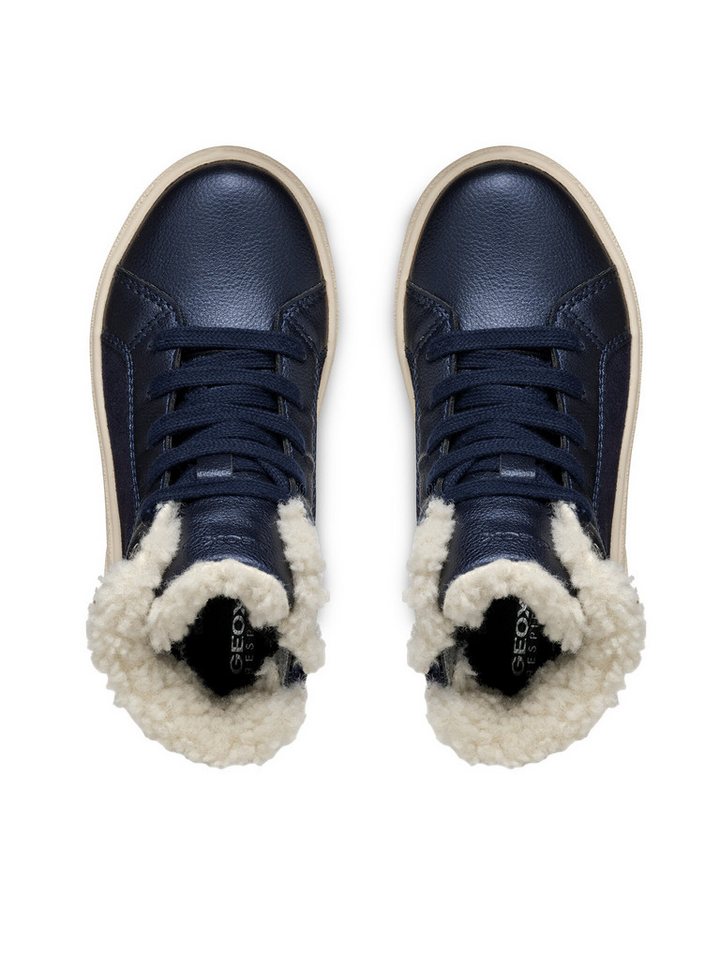 Geox Geox Schnürschuhe J Theleven Girl B A J46HTA 077BC C4021 M Dunkelblau Schnürschuh von Geox