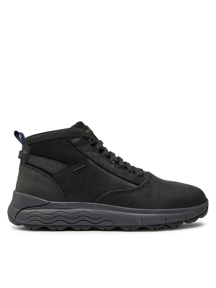 Geox Geox Schnürschuhe U Spherica 4X4 B Abx U36FDB 0FF6K C9999 Schwarz Schnürboots von Geox
