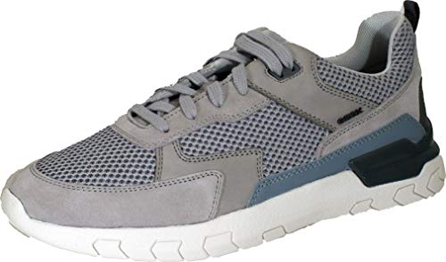 Geox Grecale C - Suede Mesh - Grau Leder/Synthetik 42 EU von Geox