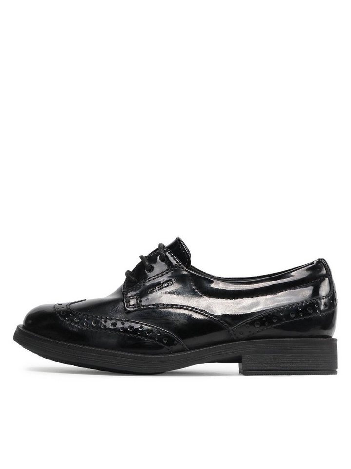 Geox Halbschuhe J Agata D J8449D 00066 C9999 M Black Schnürboots von Geox