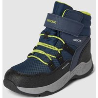 Geox Halbschuhe mit Klettverschluss Modell 'SENTIERO' in Marine, Größe 28 von Geox