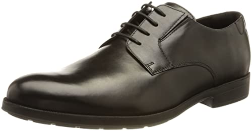 Geox Herren Hilstone Wide A Schuhe, Schwarz, 39 EU von Geox