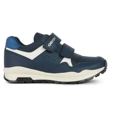 Geox Herren J Pavel A Sneaker, Navy/Off White, 38 EU von Geox