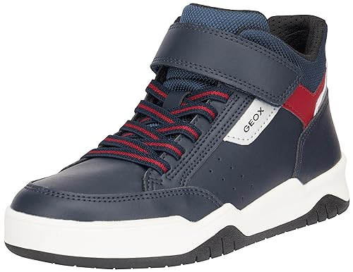 Geox Herren J Perth Boy B Sneaker, Navy/RED, 37 EU von Geox