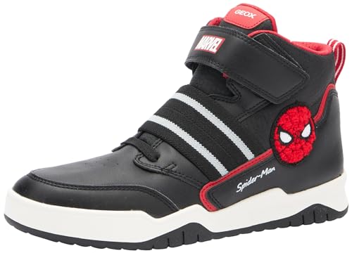Geox Herren J Perth Boy D Sneaker, Black/RED, 37 EU Geox Herren J Perth Boy D Sneaker, Black/RED, 37 EU von Geox