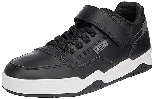 Geox Herren J Perth Boy E Sneaker, Black/DK Grey, 37 EU von Geox