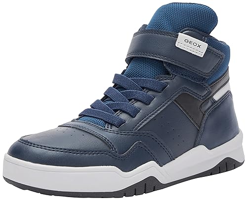 Geox Herren J Perth Boy F Sneaker, Navy/LT Grey, 37 EU von Geox