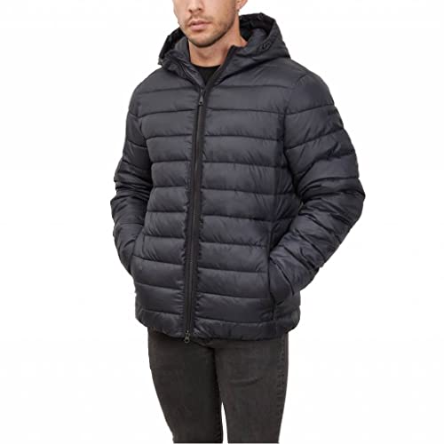 Geox Herren M Dennie Hood Jkt (M Quilted Jacket, Blue Nights/Blue Ink, M EU von Geox