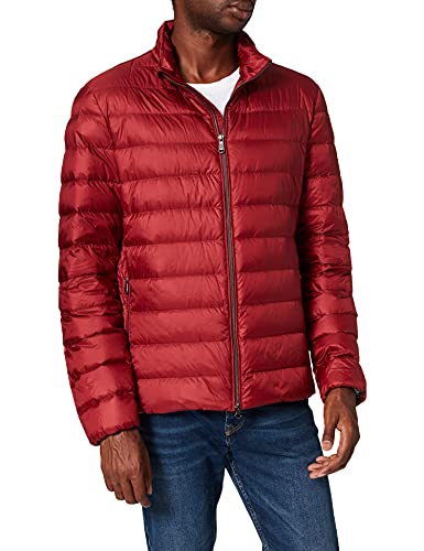 Geox Herren M Dereck I Short JKT Down Coat, RED Dahlia, 56 von Geox