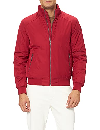 Geox Herren M Vincit M1420CT2676I Jacket, RED Dahlia, 60 von Geox