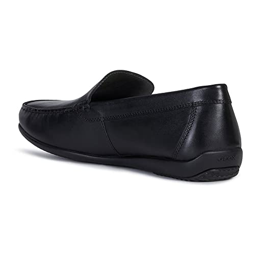 Geox Herren U Ascanio A Mokassins, Schwarz, 43 EU von Geox