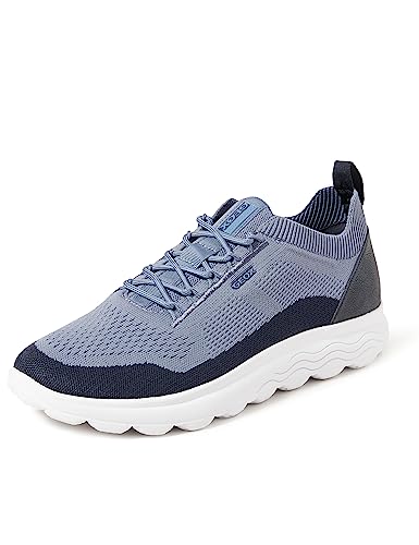 Geox Herren Spherica U Sneakers, Avio Navy, 39 EU Schmal von Geox