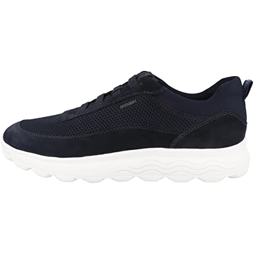 Geox Herren Spherica U Sneakers, Navy 10, 46 EU Schmal von Geox