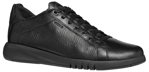 Geox Herren U AERANTIS A Sneaker, Black, 43 EU von Geox