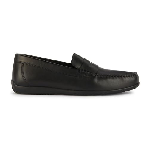 Geox Herren U ASCANIO C Moccasin, Black, 43 EU von Geox