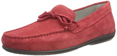 Geox U ASCANIO Moccasin, Dark RED, 39 EU von Geox