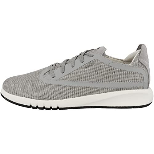 Geox Herren U Aerantis Niedrige Turnschuhe, Grau (Lt Grey), 42 EU von Geox