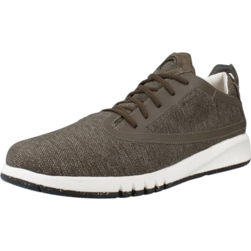 Geox Herren U Aerantis Niedrige Turnschuhe, Grün (Dk Military), 39 EU von Geox