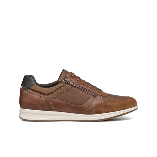 Geox Herren U Avery A Sneaker, BROWNCOTTO, 44 EU von Geox