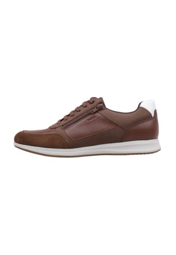 Geox Herren U Avery A Sneaker, Brown Cotto, 45 EU von Geox