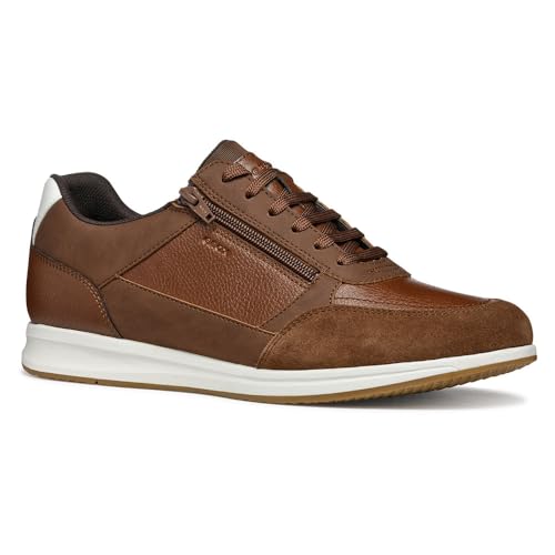 Geox Herren U Avery A Sneaker, Brown Cotto, 46 EU von Geox