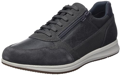 Geox Herren U Avery Sneaker, Anthrazit, 41 EU von Geox