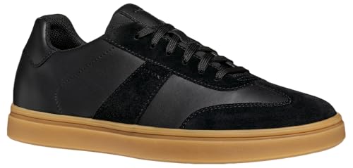 Geox Herren U BALTMOORE Sneaker, Black, 46 EU von Geox