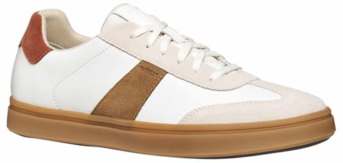 Geox Herren U BALTMOORE Sneaker, White, 42 EU Geox Herren U BALTMOORE Sneaker, White, 42 EU von Geox