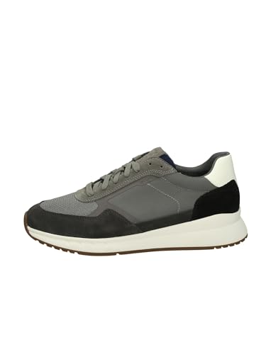 Geox Herren U BRANTHON A Sneaker, Graphite/Dk Grey, 44 EU von Geox