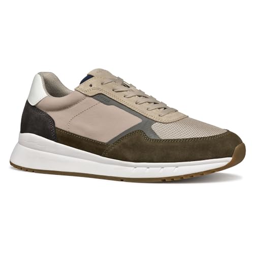 Geox Herren U BRANTHON A Sneaker, Military/Sand, 39 EU von Geox