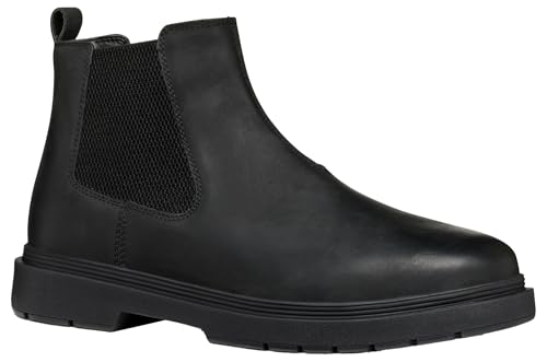 Geox Herren U CALAITA A Ankle Boot, Black, 44 EU von Geox