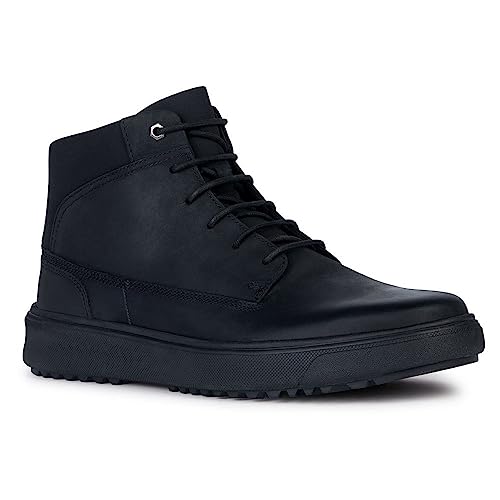 Geox Herren U CERVINO Ankle Boot, Black, 43 EU von Geox