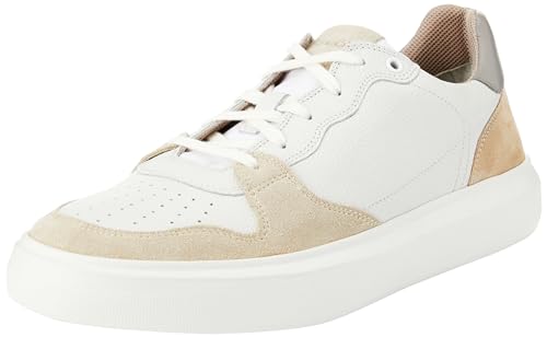 Geox Herren U DEIVEN B Sneaker, White/Sand, 43 EU von Geox