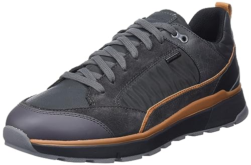 Geox Herren U DOLOMIA B ABX A Sneaker, Graphite/Ochre, 43 EU von Geox