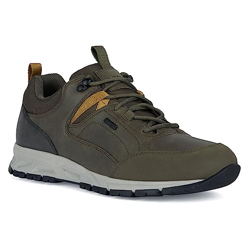 Geox Herren U Delray B ABX B Sneaker, Military/DK Yellow, 40 EU von Geox