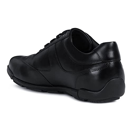 Geox Herren U Edgware A Sneaker, Schwarz, 39 EU von Geox