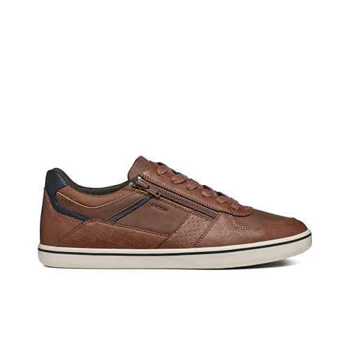 Geox Herren U Elver A Sneaker, Cognac, 45 EU Geox Herren U Elver A Sneaker, Cognac, 45 EU von Geox