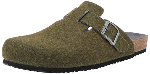 Geox Herren U Ghita A Slipper, Military/Anthracite, 43 EU von Geox